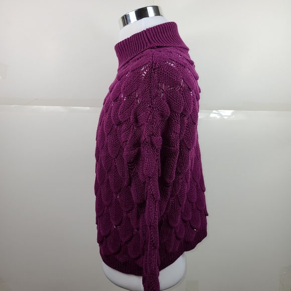 New Cotton Emporium Cable Knit Cropped Sweater - Picture 2 of 8